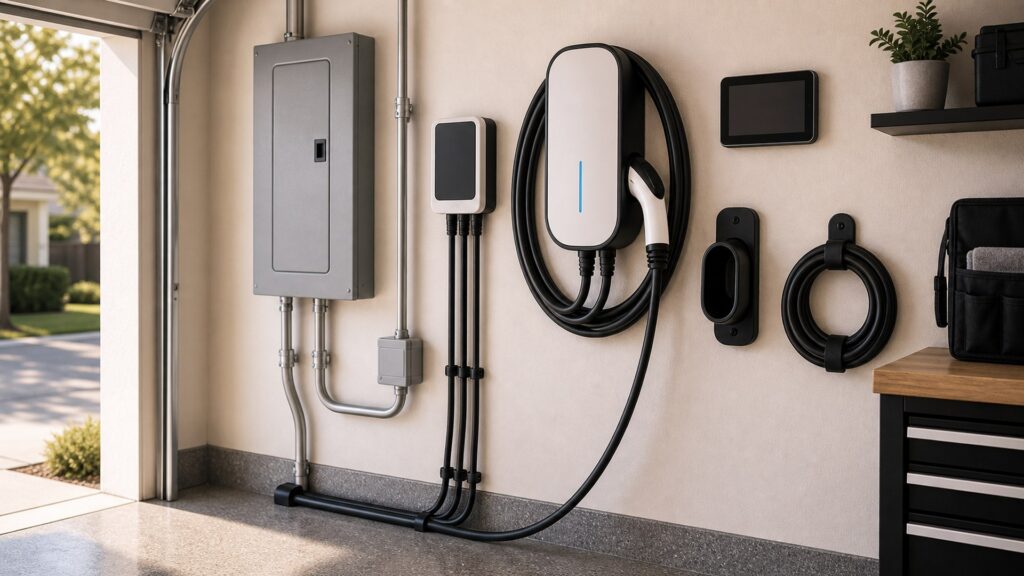 ev power management shopping setup for home charging setup with practical vehicle-focused details