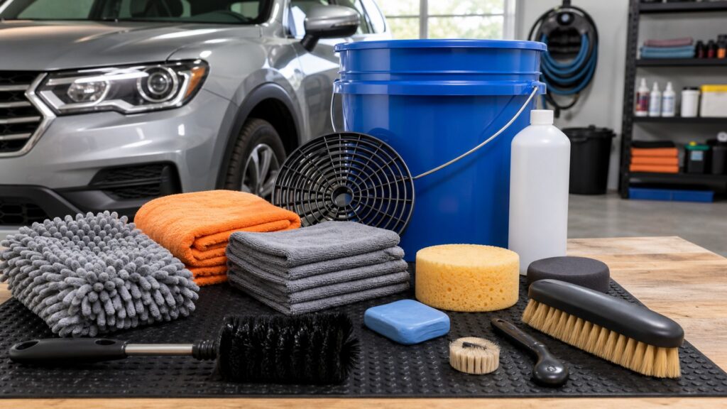 exterior detailing kits shopping setup for overall selection with practical vehicle-focused details