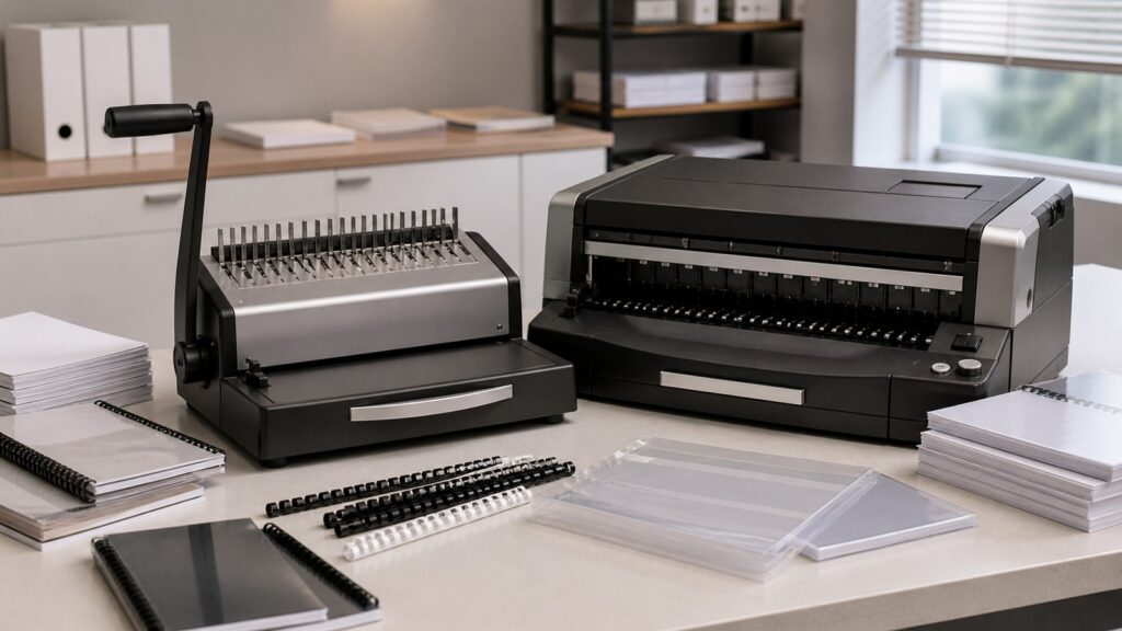 Fellowes Galaxy 500 vs GBC CombBind C450E business comparison image