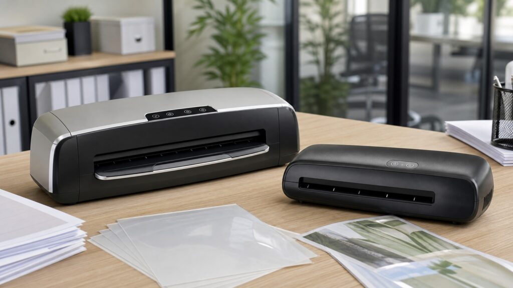 Fellowes Jupiter 2 125 vs Scotch PRO TL906 business comparison image