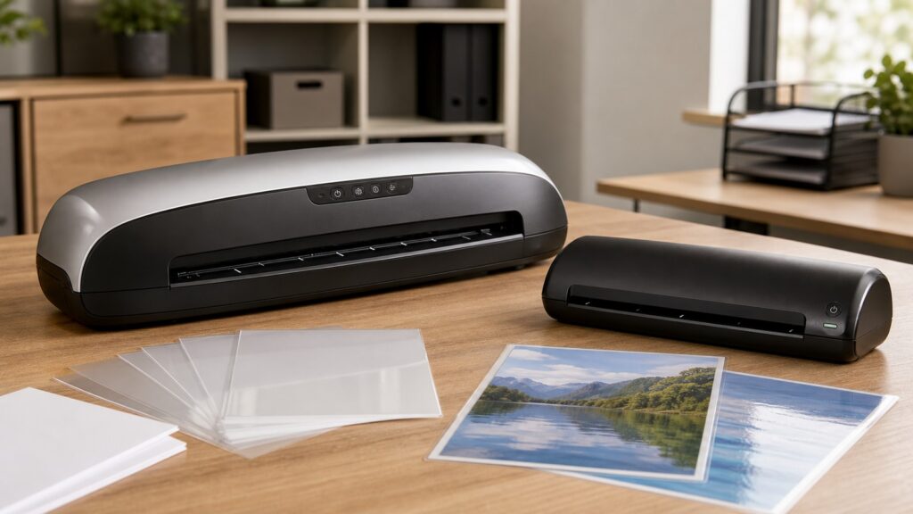Fellowes Saturn 3i 125 vs Scotch PRO TL906 business comparison image