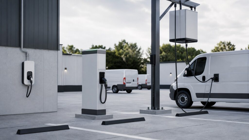 fleet ev chargers shopping setup for overall selection with practical vehicle-focused details
