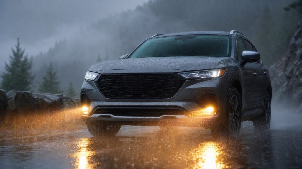 fog light assemblies shopping setup for weather and road conditions with practical vehicle-focused details