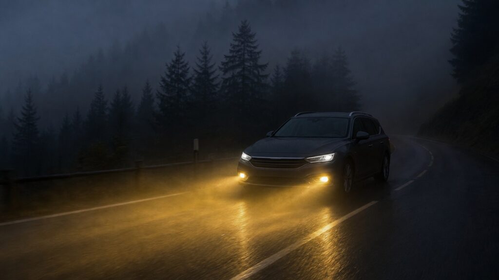 fog light kits shopping setup for night driving visibility with practical vehicle-focused details