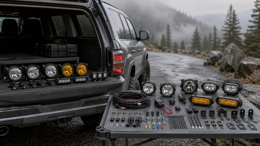 fog lights shopping setup for overall selection with practical vehicle-focused details