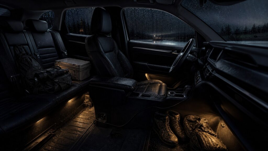 footwell lighting kits shopping setup for weather and road conditions with practical vehicle-focused details