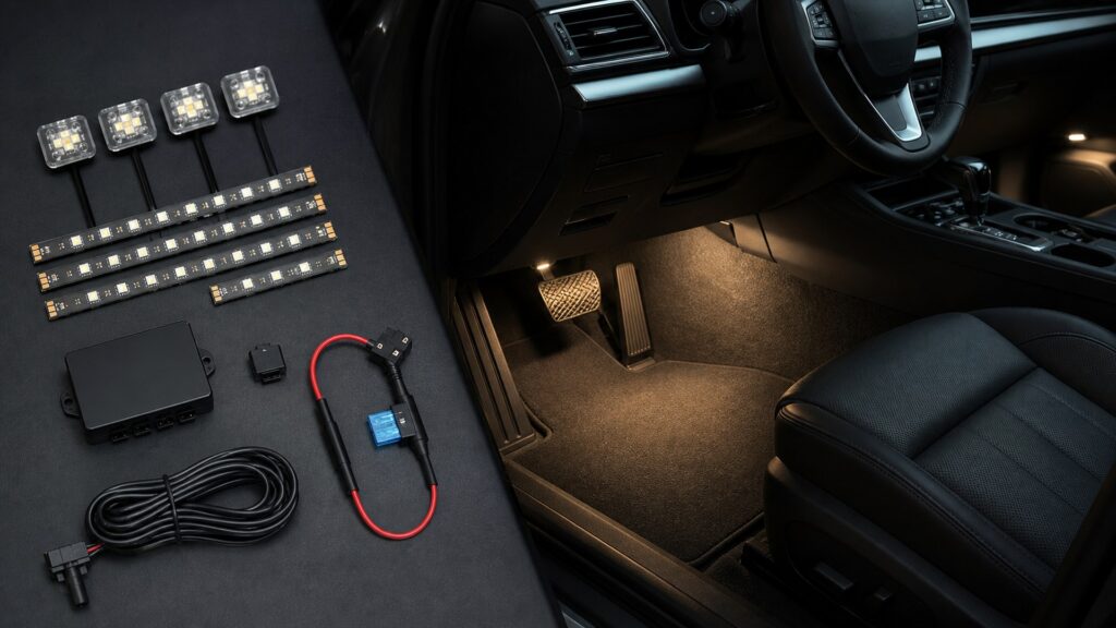 footwell lighting kits shopping setup for overall selection with practical vehicle-focused details