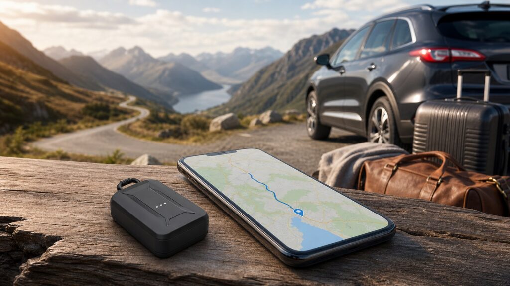 gps vehicle trackers shopping setup for road trip technology needs with practical vehicle-focused details
