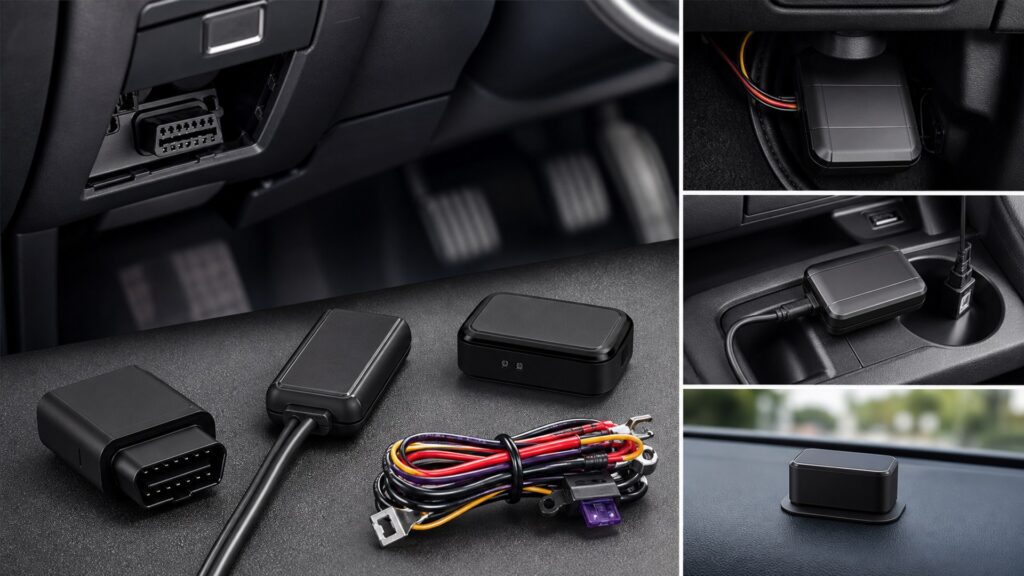 gps vehicle trackers shopping setup for vehicle compatibility checks with practical vehicle-focused details