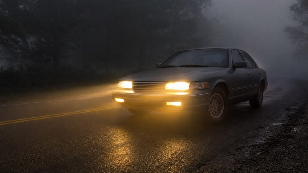 halogen fog lights shopping setup for night driving visibility with practical vehicle-focused details