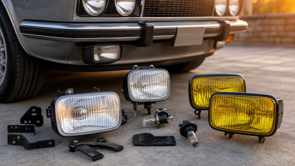 halogen fog lights shopping setup for overall selection with practical vehicle-focused details