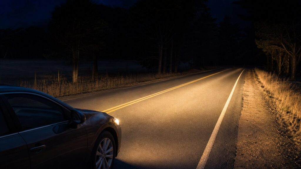 halogen headlight bulbs shopping setup for night driving visibility with practical vehicle-focused details