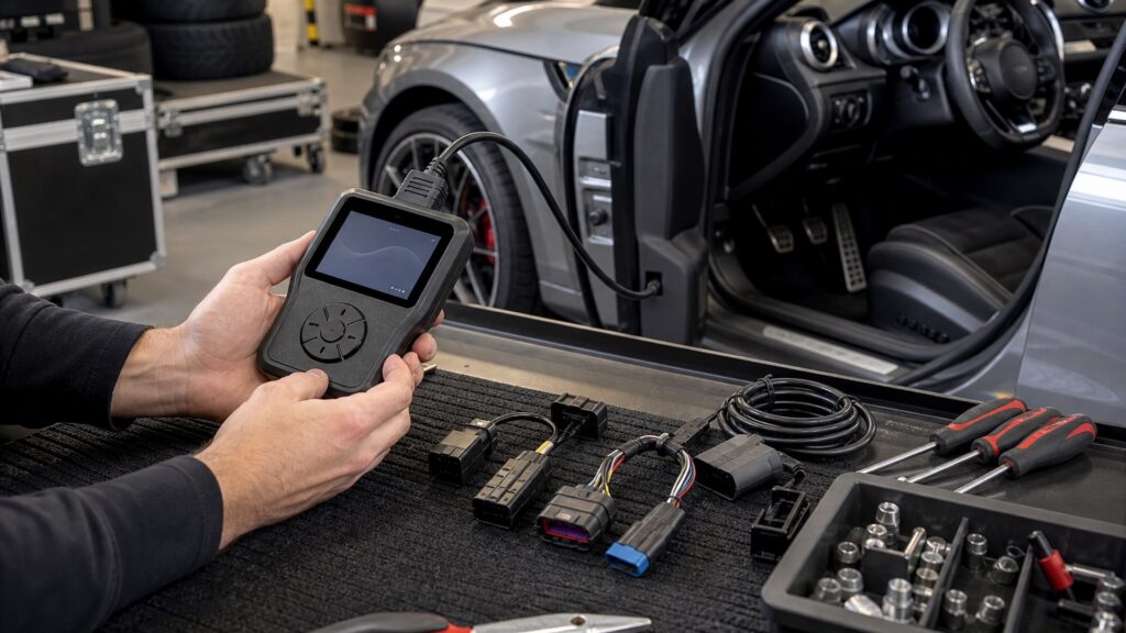 handheld tuners shopping setup for installation complexity with practical vehicle-focused details