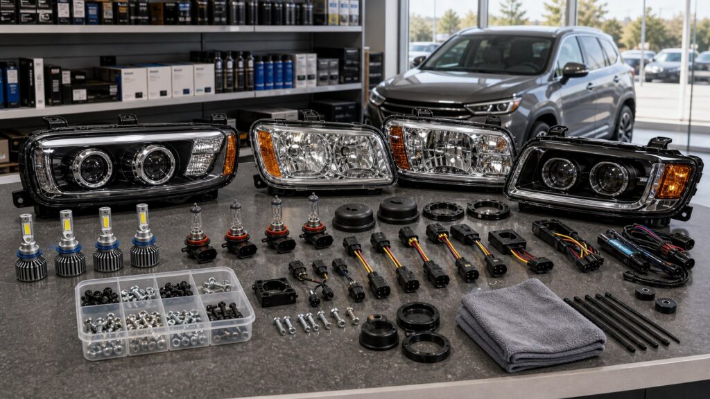 headlights shopping setup for overall selection with practical vehicle-focused details