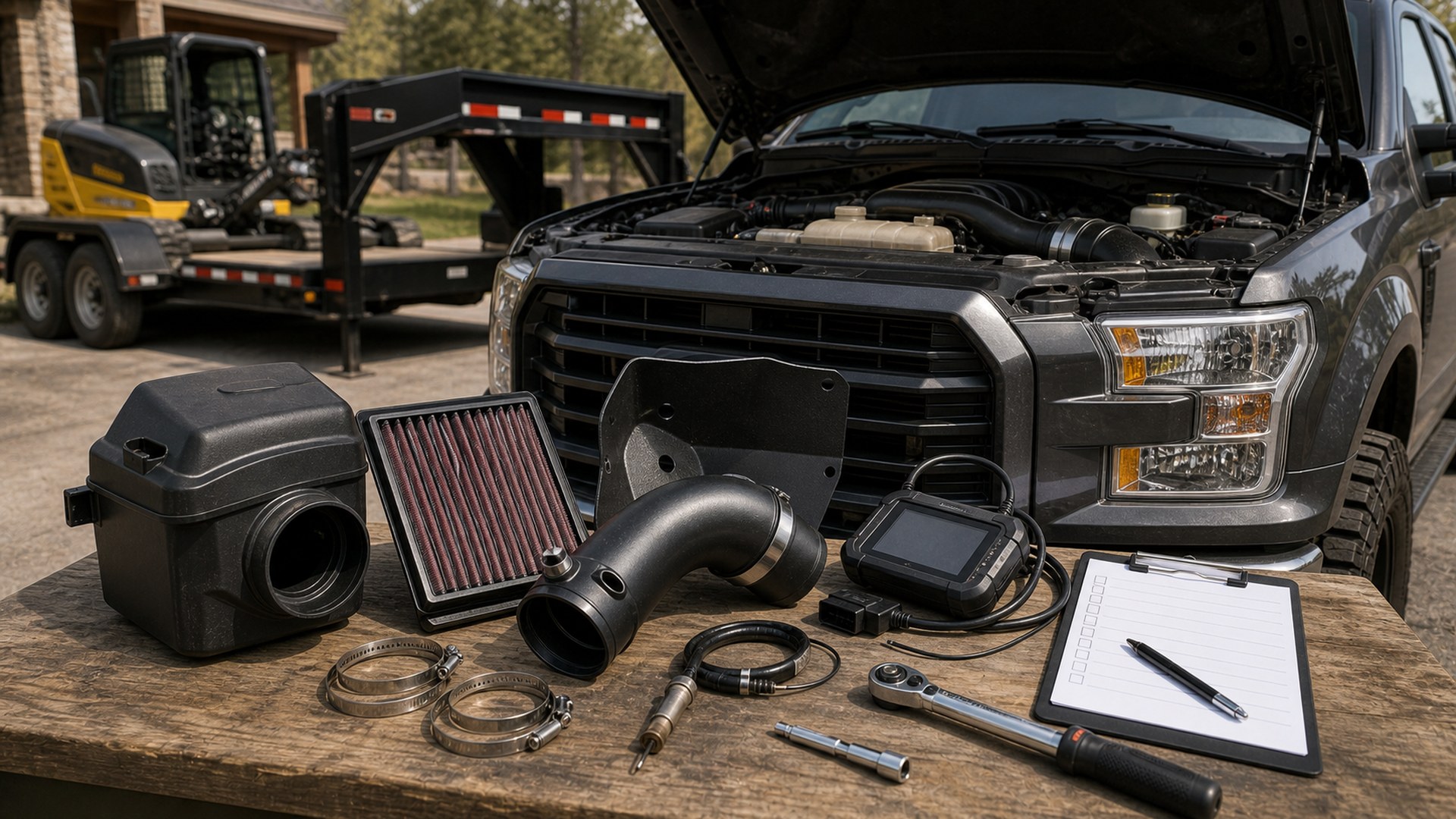 How to Choose Air Intake Systems for Towing and Load Performance