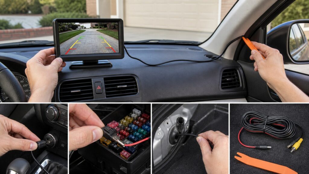 android auto displays shopping setup for installation and wiring requirements with practical vehicle-focused details