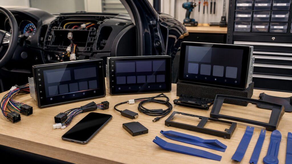 android auto head units shopping setup for installation and wiring requirements with practical vehicle-focused details
