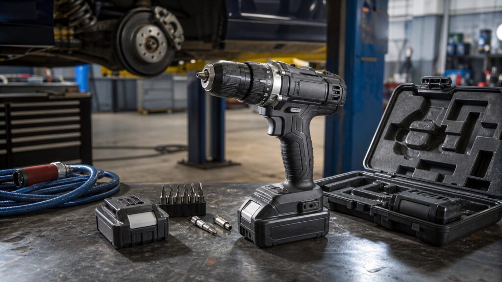 automotive drill drivers shopping setup for durability and warranty checks with practical vehicle-focused details
