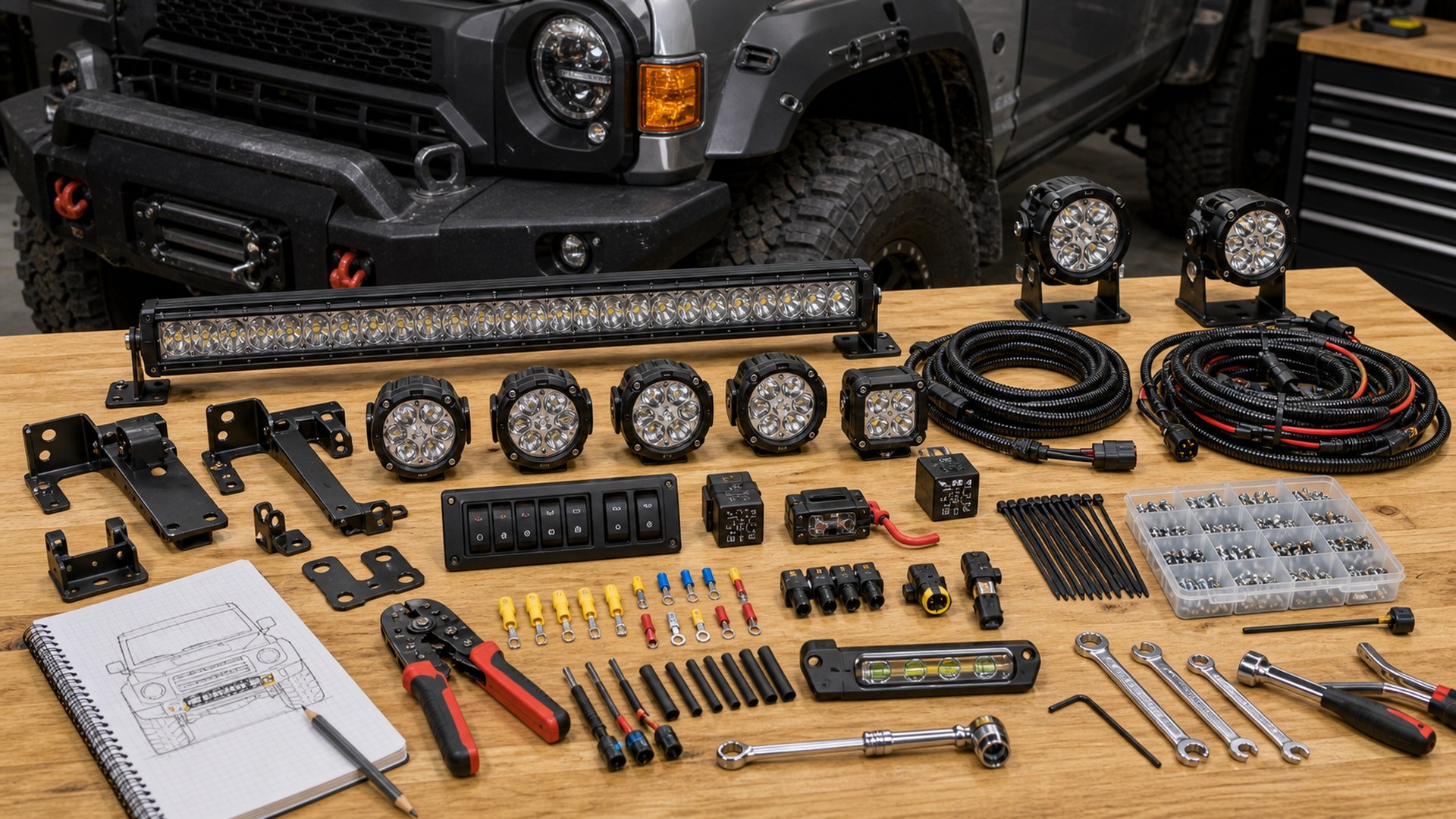 How to Choose Auxiliary Lighting for Off-Road Lighting Setups