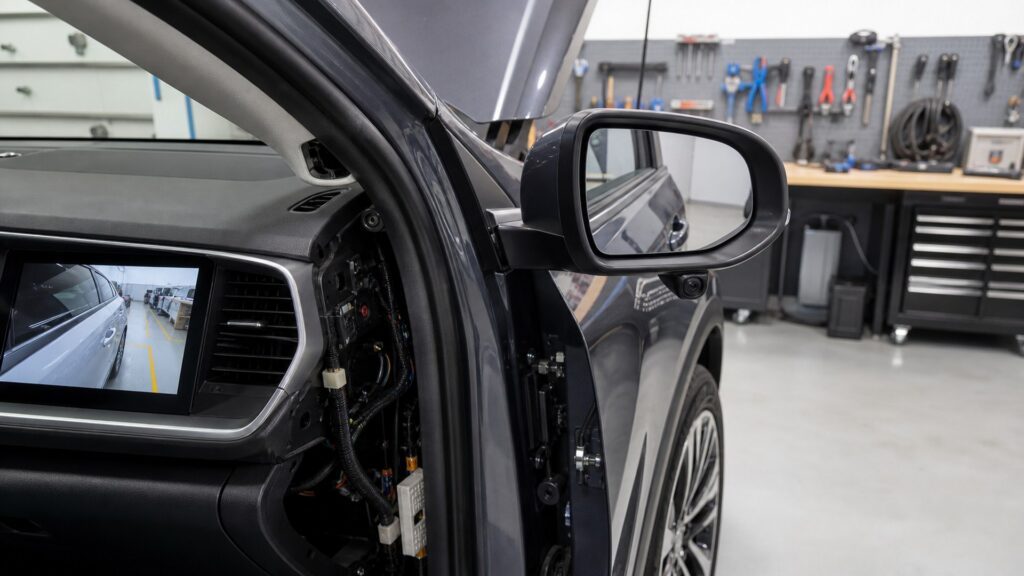 blind spot cameras shopping setup for wiring and mounting planning with practical vehicle-focused details