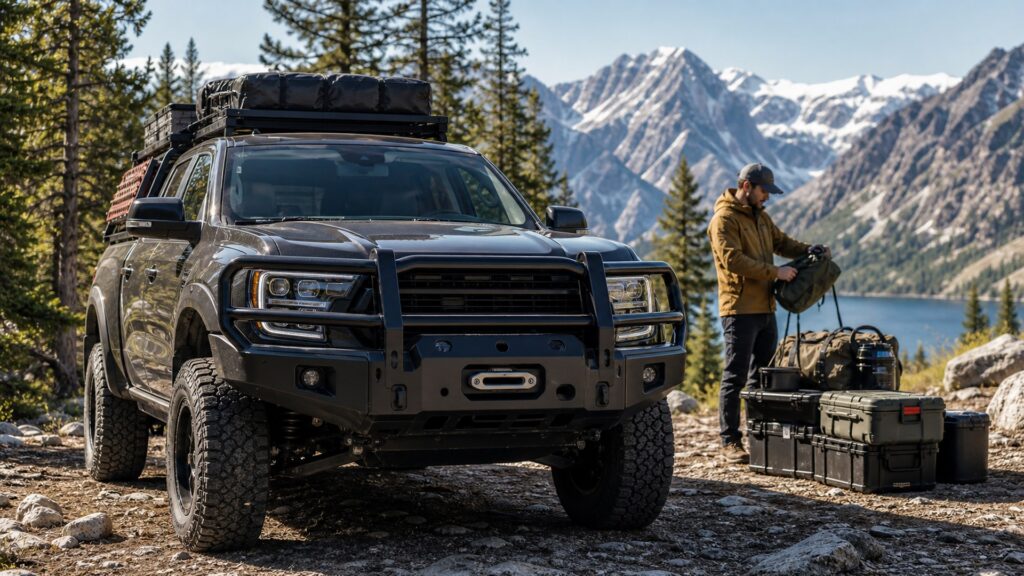brush guards shopping setup for overlanding trip setups with practical vehicle-focused details