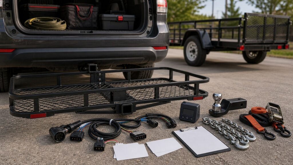 cargo carriers shopping setup for trailer wiring and braking with practical vehicle-focused details