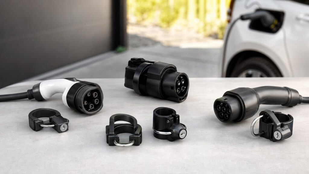 charging safety locks shopping setup for adapter and connector compatibility with practical vehicle-focused details