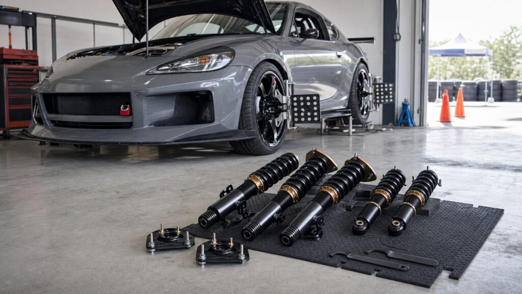 coilover suspension kits shopping setup for track and autocross builds with practical vehicle-focused details
