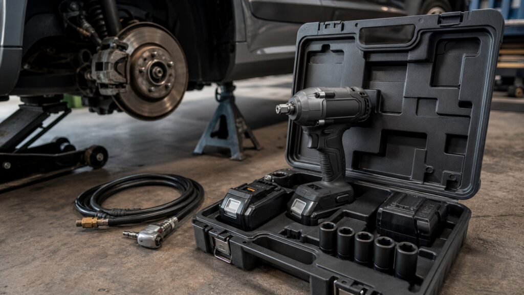 cordless impact wrenches shopping setup for mobile mechanic kits with practical vehicle-focused details