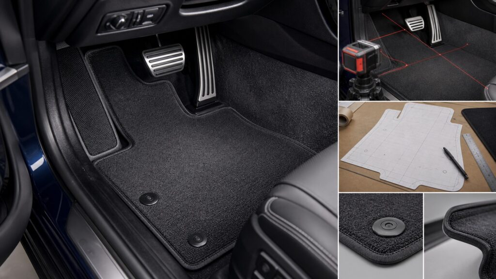 custom fit floor mats shopping setup for interior fitment checks with practical vehicle-focused details
