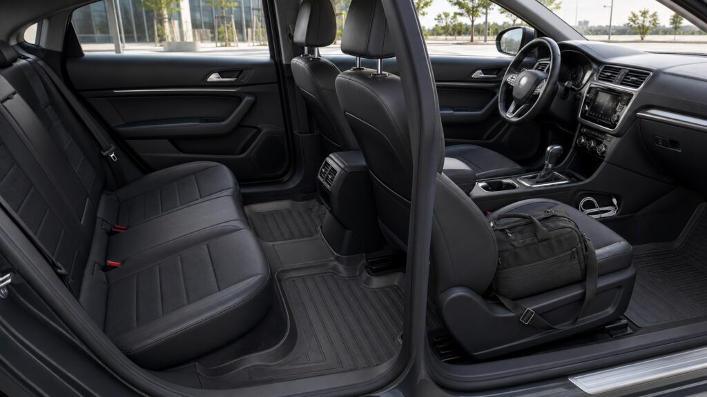 custom fit floor mats shopping setup for ride-share and commuter cars with practical vehicle-focused details