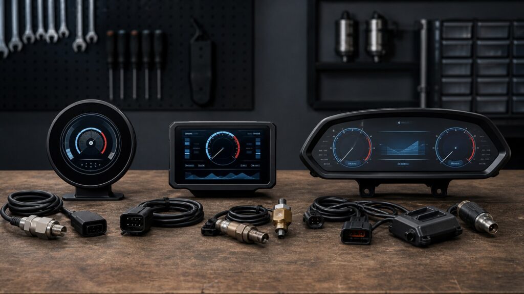 digital dash displays shopping setup for driving displays feature comparisons with practical vehicle-focused details