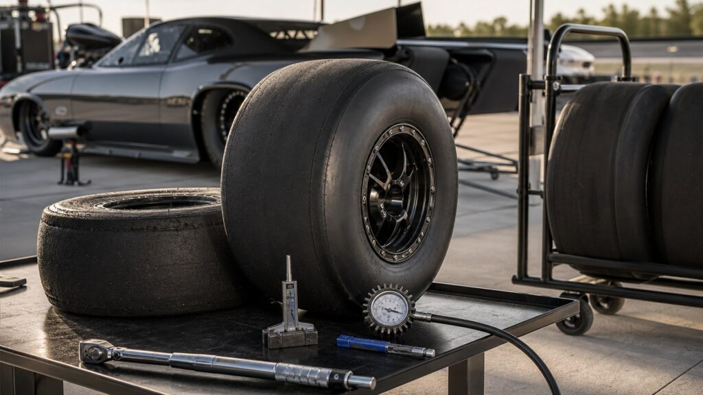 drag racing tires shopping setup for performance tires maintenance planning with practical vehicle-focused details