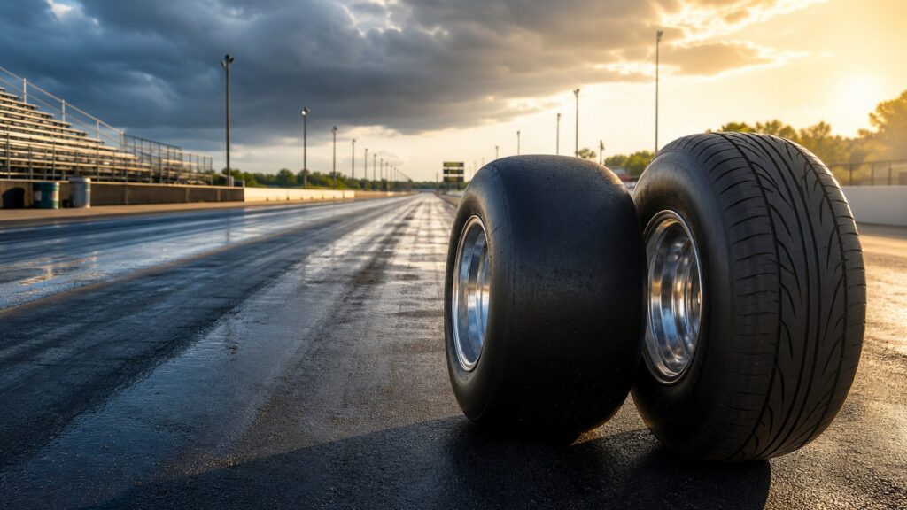 drag racing tires shopping setup for seasonal driving conditions with practical vehicle-focused details