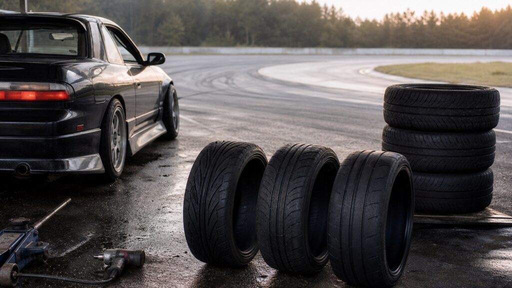drift tires shopping setup for seasonal driving conditions with practical vehicle-focused details