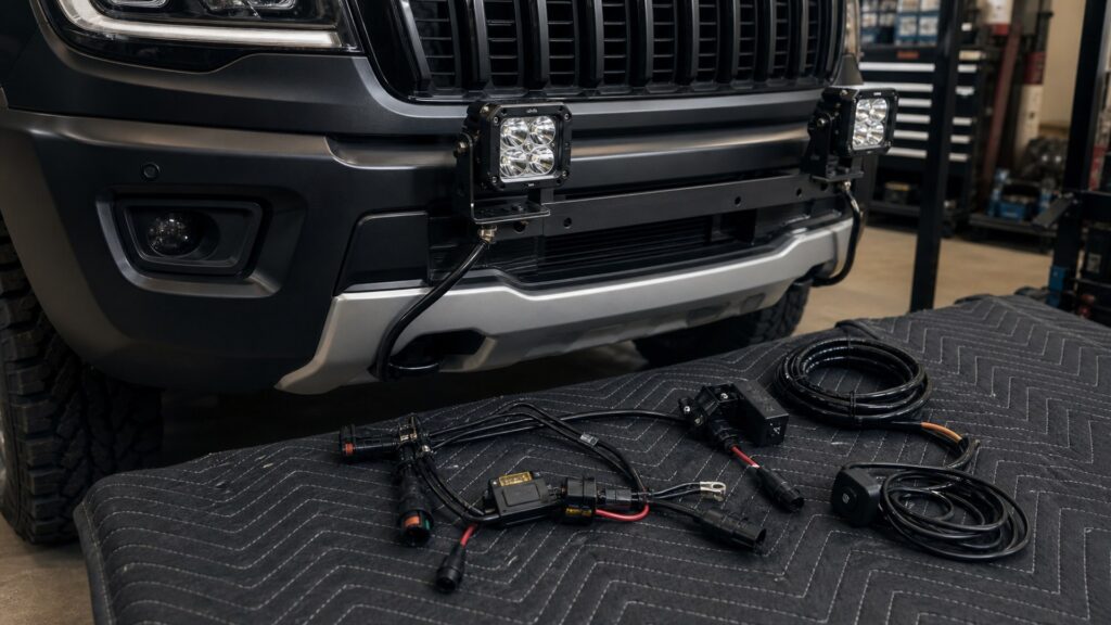 driving lights shopping setup for wiring and mounting planning with practical vehicle-focused details