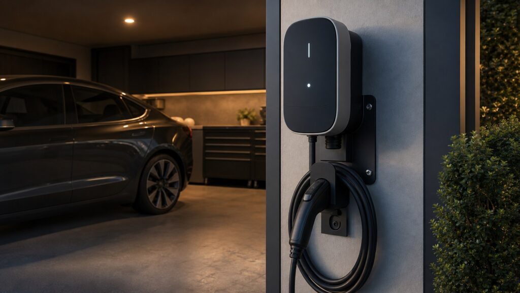 ev charger mounts shopping setup for smart charging schedules with practical vehicle-focused details