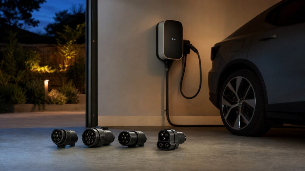 ev charging adapters shopping setup for smart charging schedules with practical vehicle-focused details