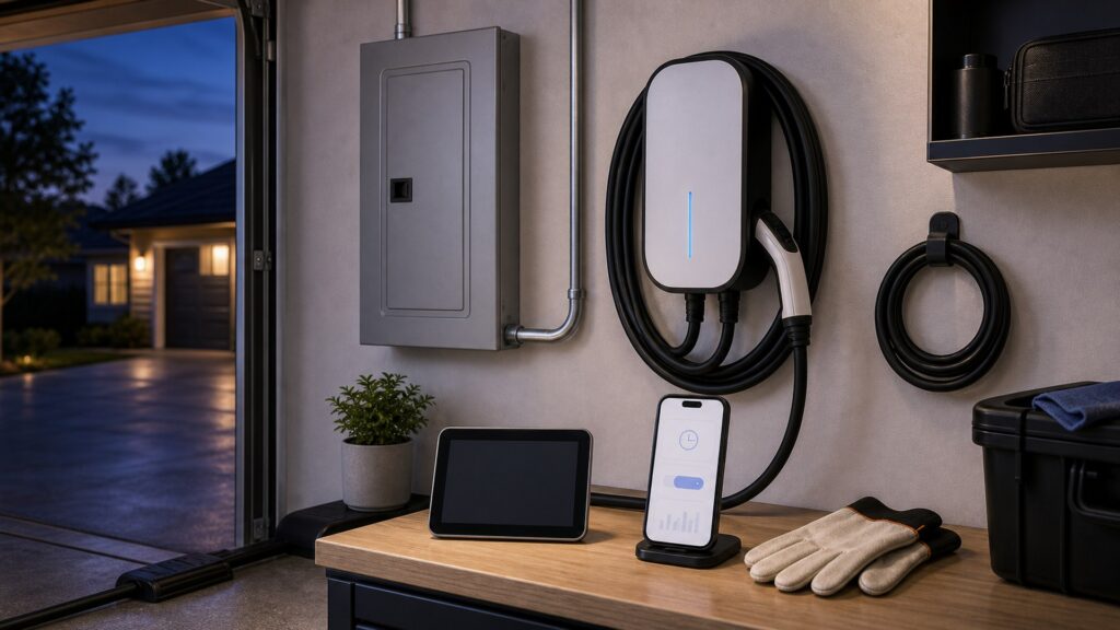 ev charging safety shopping setup for smart charging schedules with practical vehicle-focused details