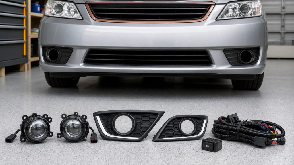 fog light assemblies shopping setup for fog lights upgrade projects with practical vehicle-focused details