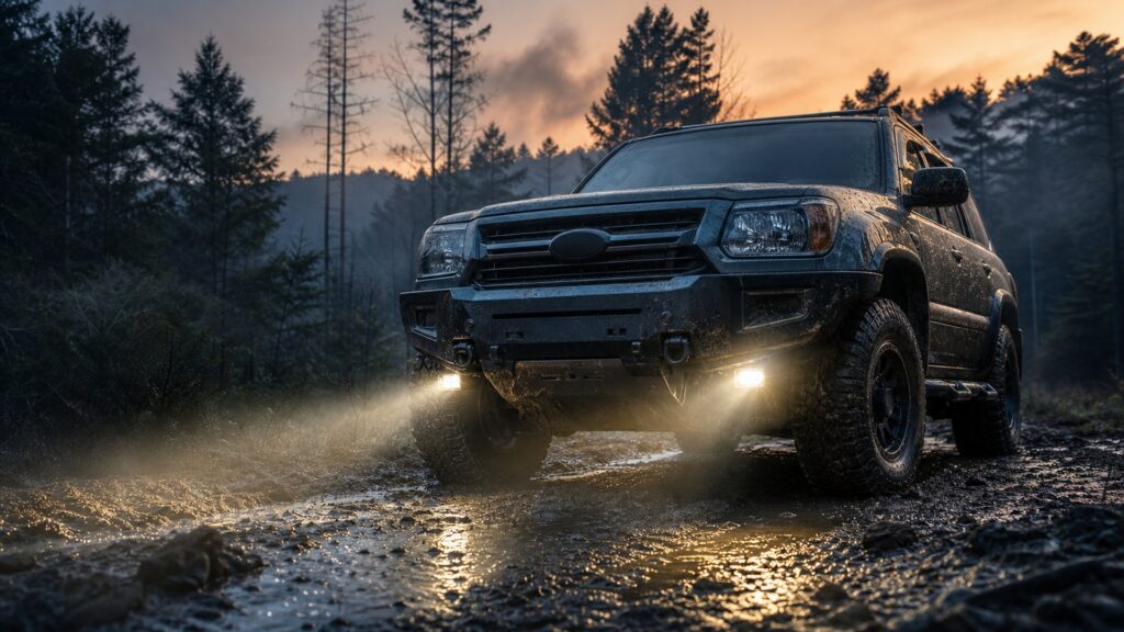 fog light assemblies shopping setup for off-road lighting setups with practical vehicle-focused details