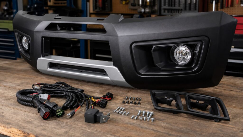 fog light assemblies shopping setup for wiring and mounting planning with practical vehicle-focused details
