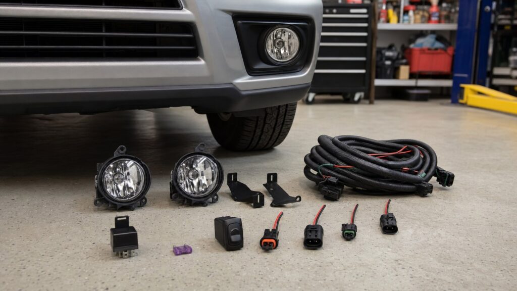 fog light kits shopping setup for wiring and mounting planning with practical vehicle-focused details