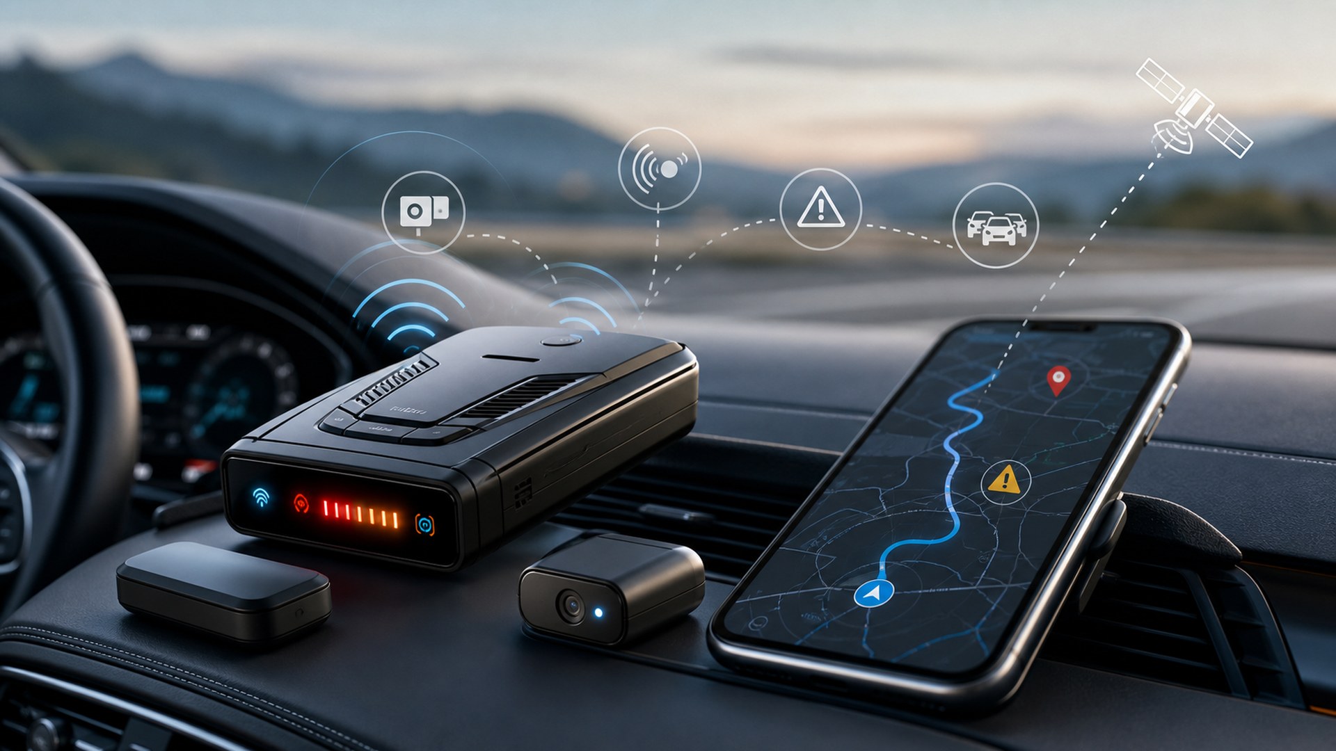 How to Choose GPS Radar Detectors for Screen, Sensor, and App Integration