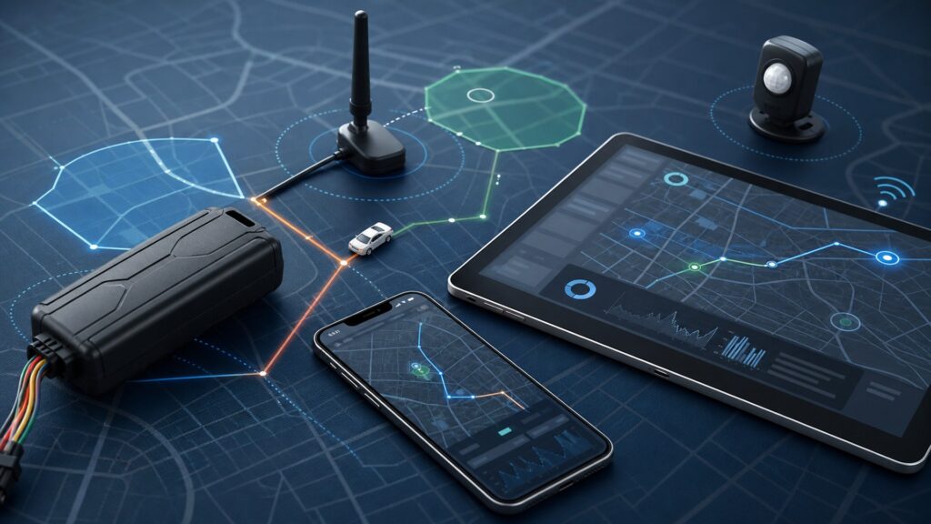 gps vehicle trackers shopping setup for screen, sensor, and app integration with practical vehicle-focused details