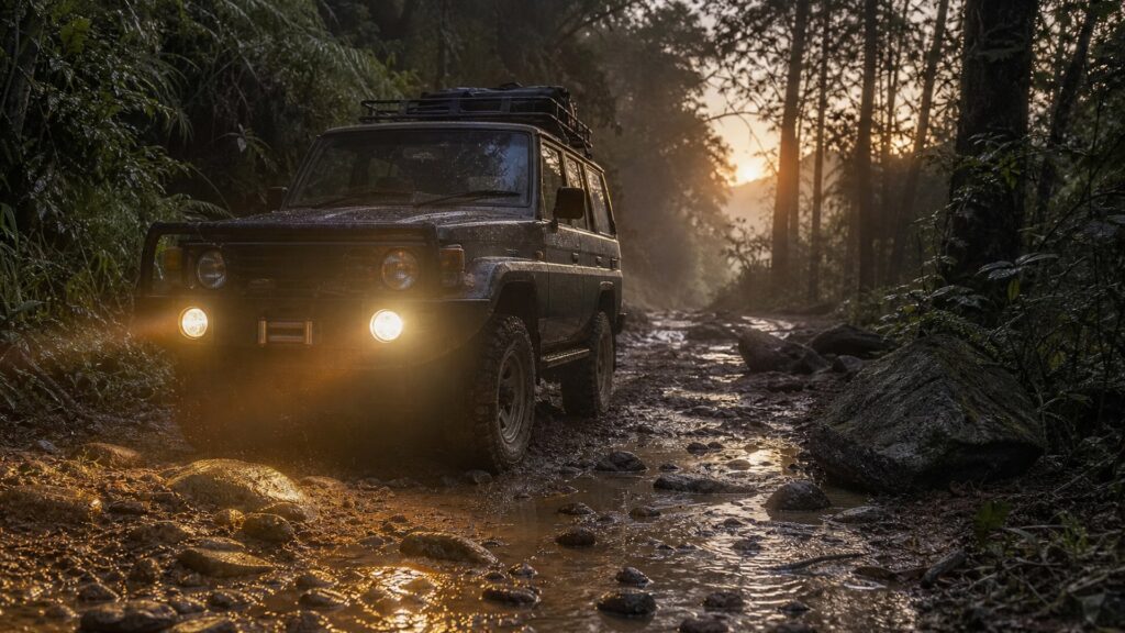 halogen fog lights shopping setup for off-road lighting setups with practical vehicle-focused details