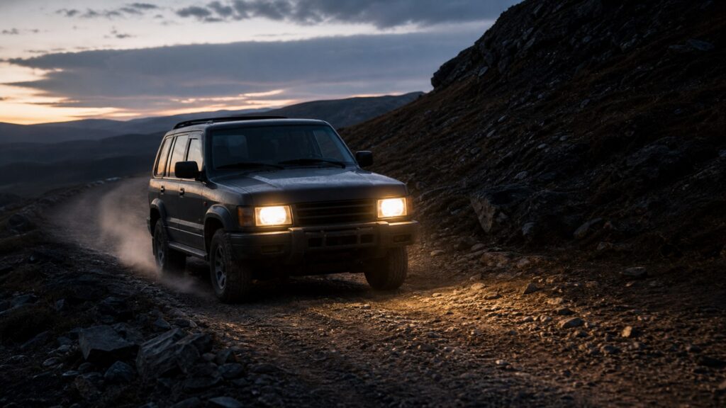 halogen headlight bulbs shopping setup for off-road lighting setups with practical vehicle-focused details