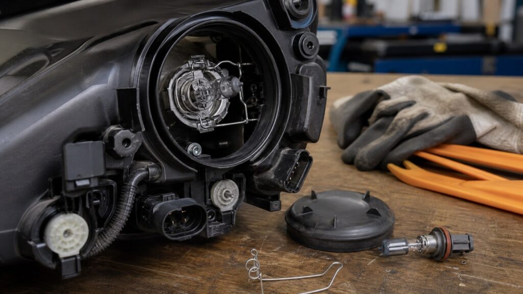 halogen headlight bulbs shopping setup for wiring and mounting planning with practical vehicle-focused details