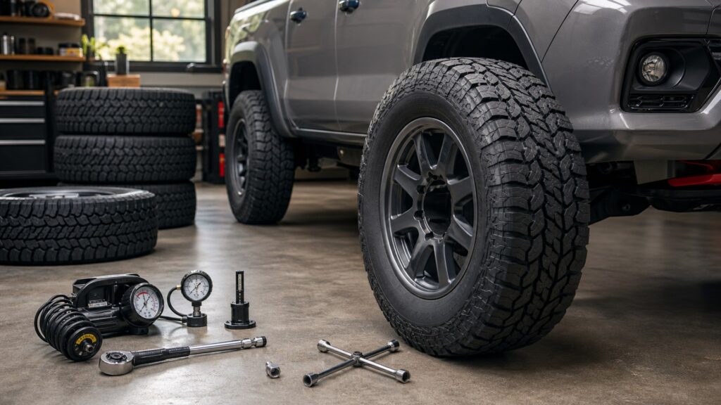 hybrid terrain tires shopping setup for truck & suv tires maintenance planning with practical vehicle-focused details