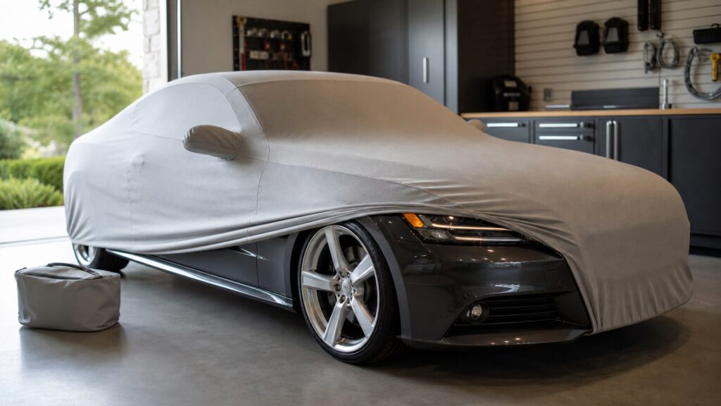 indoor car covers shopping setup for vehicle covers installation planning with practical vehicle-focused details